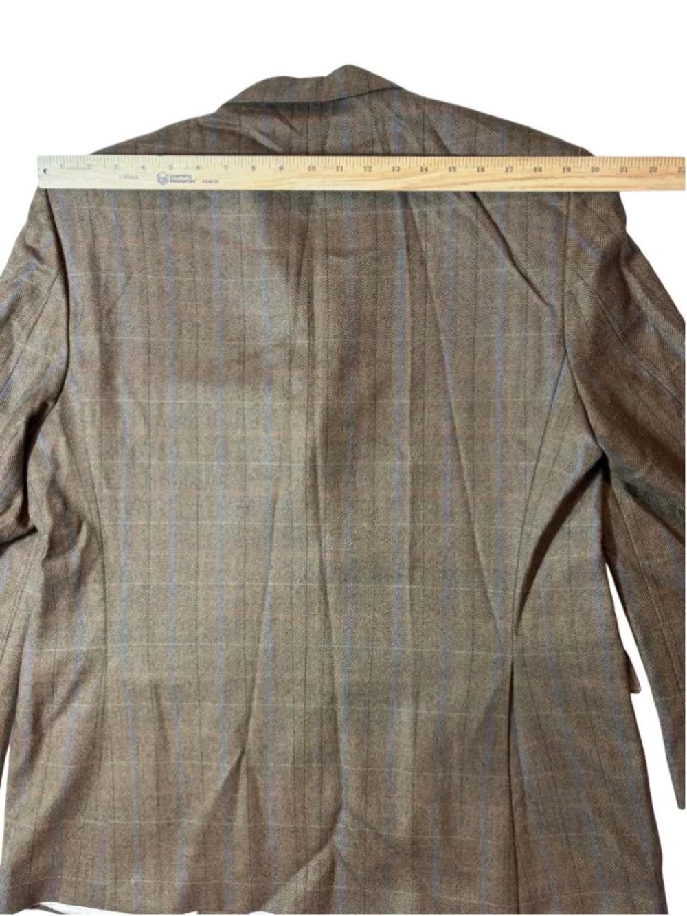 Lauren Ralph Lauren Wool Herringbone Blazer Sport Coat 42R Made in Canada